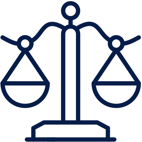 Law and criminology icon